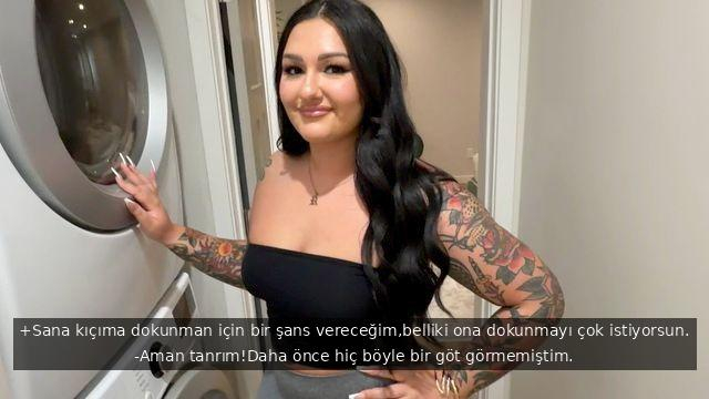 Kocaman Bir Göte Sahip Olan Sapık Üvey Kız Kardeşini Acımasızca Elden Geçiriyor